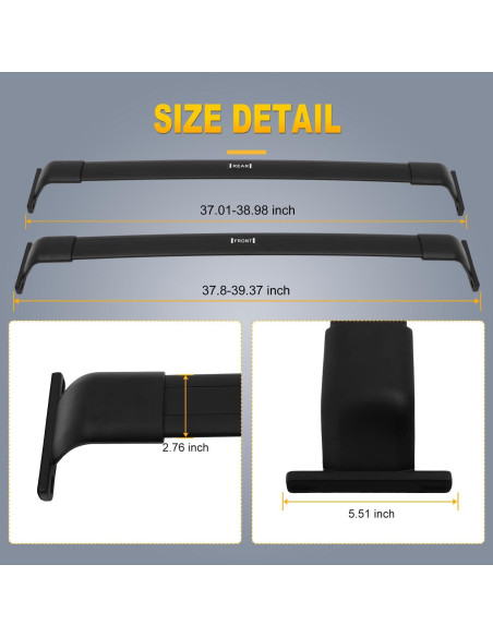 Barras Transversales de Techo OCPTY para Chevrolet Equinox 2019-2021