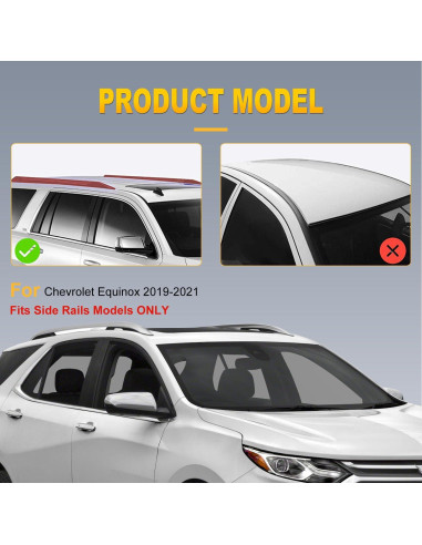 Barras Transversales de Techo OCPTY para Chevrolet Equinox 2019-2021