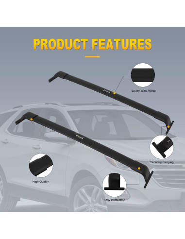 Barras Transversales de Techo OCPTY para Chevrolet Equinox 2019-2021