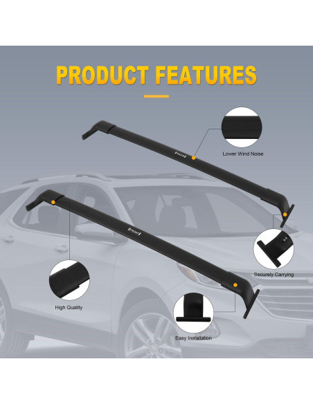 Barras Transversales de Techo OCPTY para Chevrolet Equinox 2019-2021