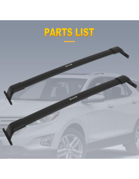 Barras Transversales de Techo OCPTY para Chevrolet Equinox 2019-2021