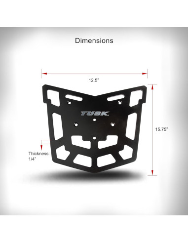 Transportador de Equipaje Tusk Top Rack para Honda Africa Twin 2016-2019