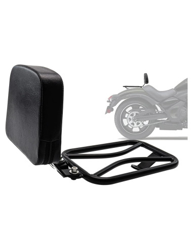 Respaldo desmontable con soporte de equipaje MOCODUO para Kawasaki Vulcan S 650