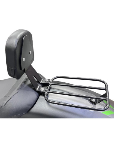 Respaldo desmontable con soporte de equipaje MOCODUO para Kawasaki Vulcan S 650