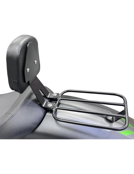 Respaldo desmontable con soporte de equipaje MOCODUO para Kawasaki Vulcan S 650