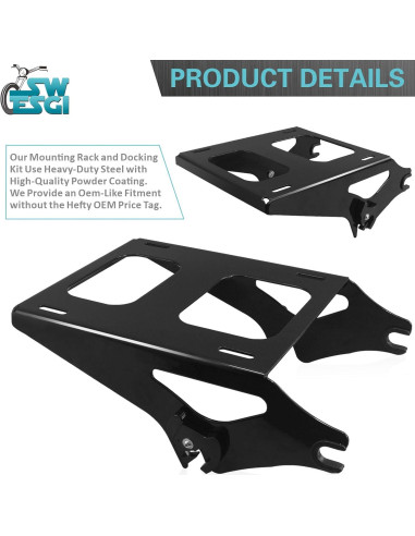 Kit de Hardware de Acoplamiento SWESGI para Portaequipajes Negro 2014-2024