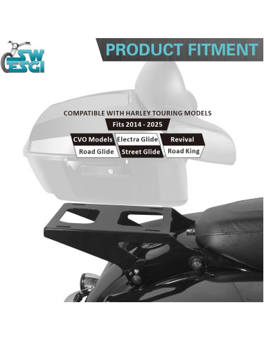 Kit de Hardware de Acoplamiento SWESGI para Portaequipajes Negro 2014-2024