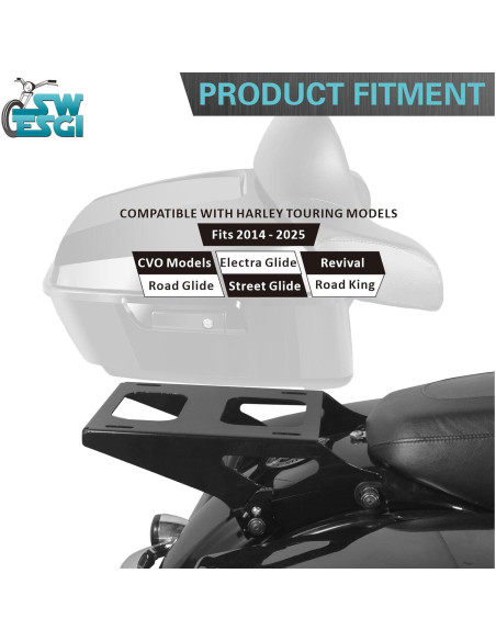 Kit de Hardware de Acoplamiento SWESGI para Portaequipajes Negro 2014-2024