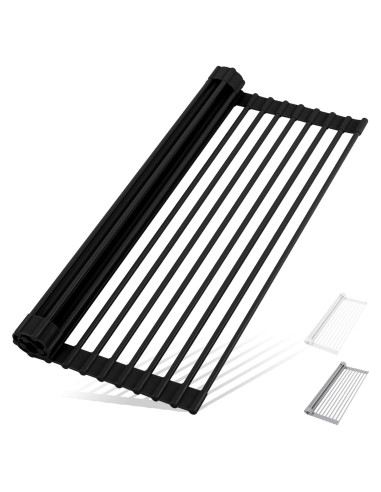 Escurridor de Platos Plegable HANZENMA 43x33 cm Negro