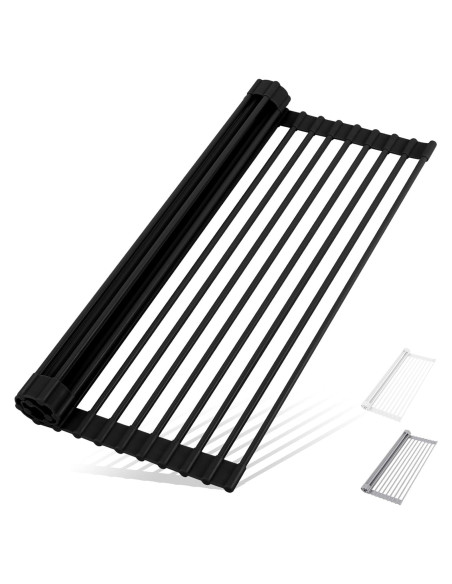 Escurridor de Platos Plegable HANZENMA 43x33 cm Negro