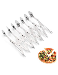 Cortador de Pasteles Expandible XIZHI de Acero Inoxidable 7 Ruedas