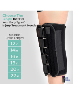 Inmovilizador de Rodilla Ortopédico Alpha Medical 30.48 cm 2