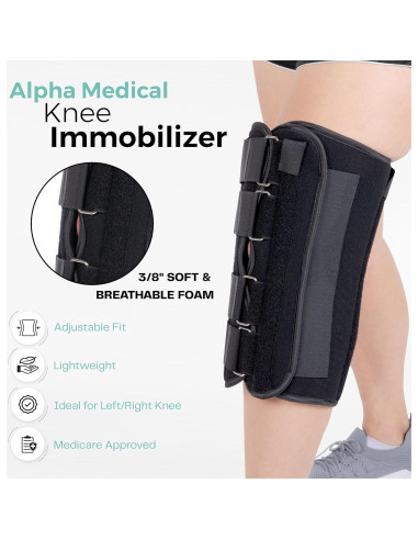 Inmovilizador de Rodilla Ortopédico Alpha Medical 30.48 cm