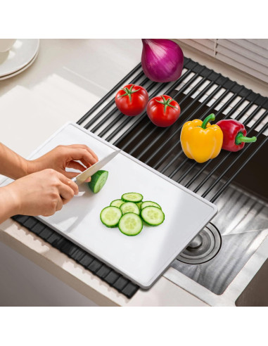 Escurridor de Platos Plegable HANZENMA 43x33 cm Negro