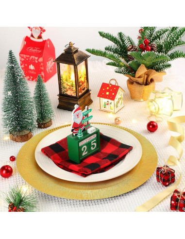 Paquete de 100 Platos Cargadores Dorados 33 cm Genérico