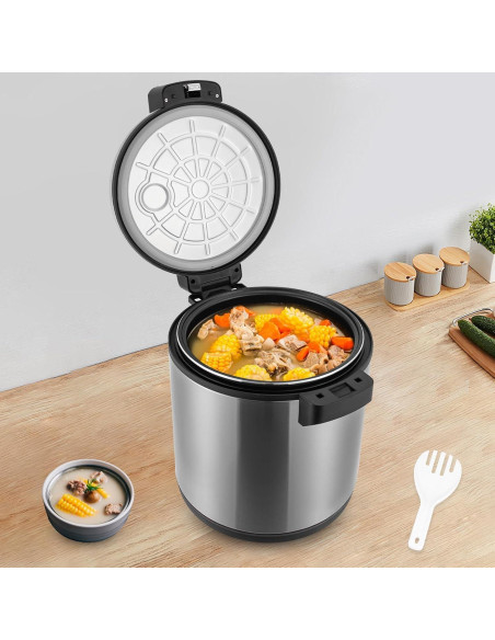 Calentador de Arroz Eléctrico Choayun 23L Acero Inoxidable 100 Tazas