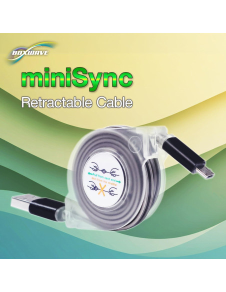 Cable Retráctil BoxWave para Botella LARQ - miniSync 63.5cm