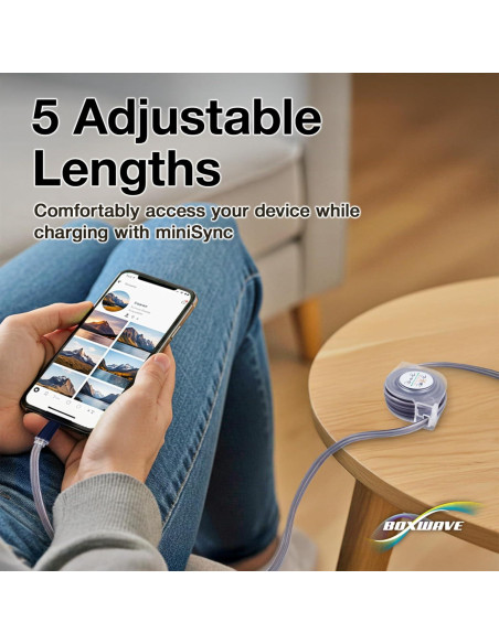 Cable Retráctil BoxWave para Botella LARQ PureVis 750 ml