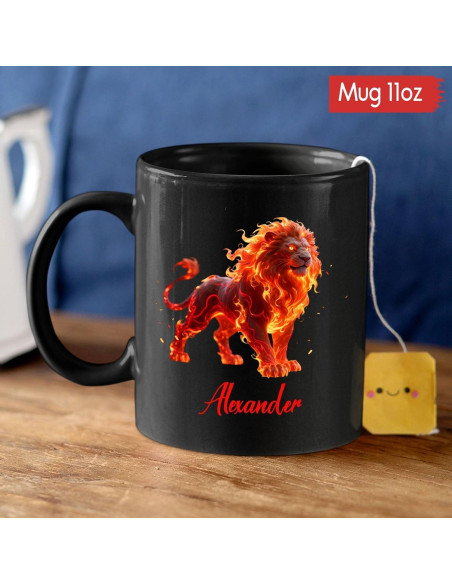 Taza de Cerámica Personalizada León Yeciro 11oz y 15oz