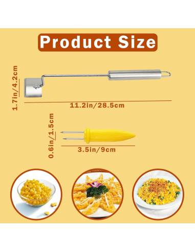 Desgranadores de Maíz LAGAHS Acero Inoxidable 2 Piezas