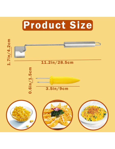 Desgranadores de Maíz LAGAHS Acero Inoxidable 2 Piezas