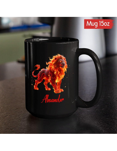 Taza de Cerámica Personalizada León Yeciro 11oz y 15oz