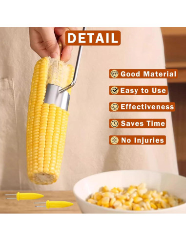 Desgranadores de Maíz LAGAHS Acero Inoxidable 2 Piezas