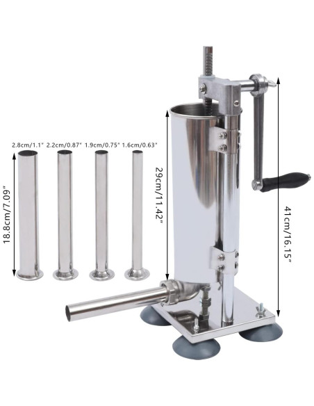 Embutidora de Salchichas FARDIESER Vertical Acero Inoxidable 2.72 kg