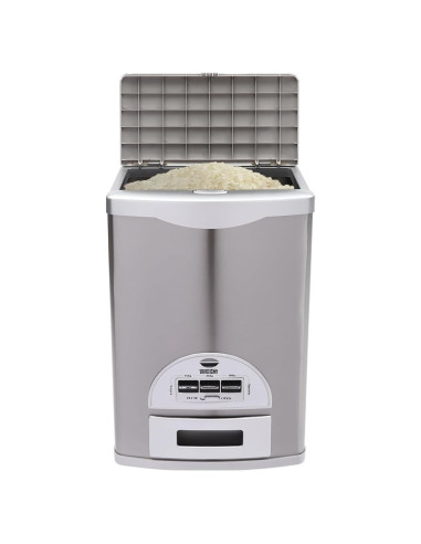 Dispensador de Arroz LTIGOAW 15kg Acero Inoxidable Moderno