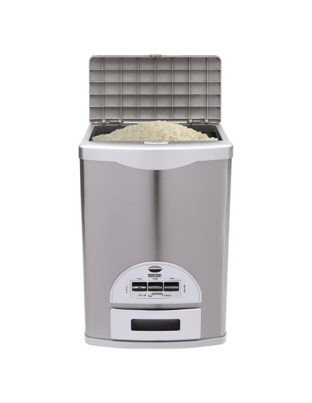Dispensador de Arroz LTIGOAW 15kg Acero Inoxidable Moderno