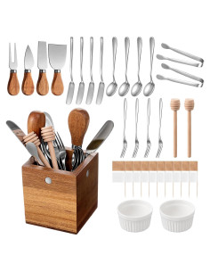 Set de Accesorios para Tablas de Charcutería Hushee 42 Pcs