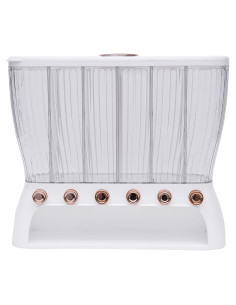 Dispensador de Alimentos Secos 6 Compartimentos Haedspup