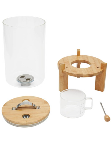 Dispensador de Arroz de Vidrio 7.5L GAMIGIME con Tapa Hermética