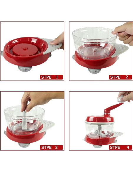 Procesador de Alimentos Manual Genérico EZ - Picador y Molinillo