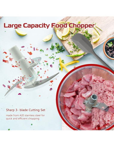 Procesador de Alimentos Manual Genérico EZ - Picador y Molinillo