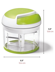 Picador Manual Starfrit 0.40 kg - Procesador Multiusos Verde 2