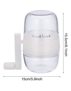 Picador de Nueces Manual SYCOOVEN con 16 Cuchillas de Acero Inoxidable 2