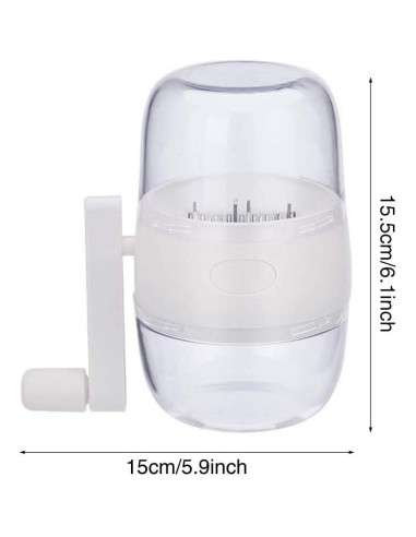 Picador de Nueces Manual SYCOOVEN con 16 Cuchillas de Acero Inoxidable