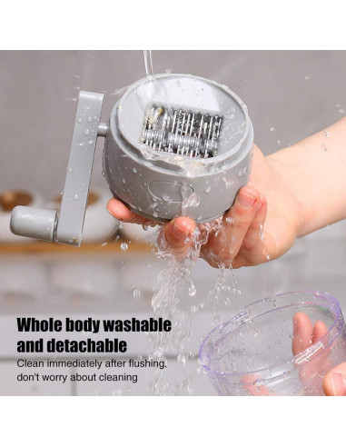 Picador de Nueces Manual SYCOOVEN con 16 Cuchillas de Acero Inoxidable