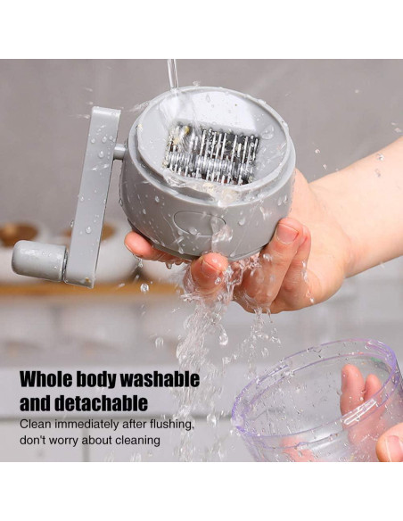 Picador de Nueces Manual SYCOOVEN con 16 Cuchillas de Acero Inoxidable