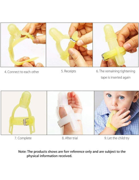 Guardia para Dedos Bhbuy - Kit Antichupón para Niños 1-5 Años