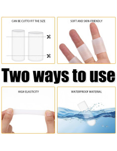 14 Fundas Protectores de Dedos de Silicona FdcLixuvol - 2 Tamaños 2