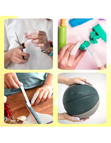 14 Fundas Protectores de Dedos de Silicona FdcLixuvol - 2 Tamaños