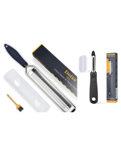 Rallador Deiss PRO de Limón y Queso - Acero Inoxidable 38.6 cm