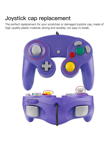 10 Tapas de Joystick Analógico Reemplazo para GameCube USonline911