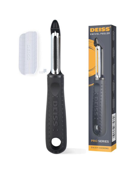 Conjunto Prensa de Ajo Deiss PRO + Pelador Silicona + Pelador Verduras