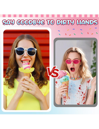 6 Soportes de Silicona para Paletas Buseeau a Prueba de Goteo