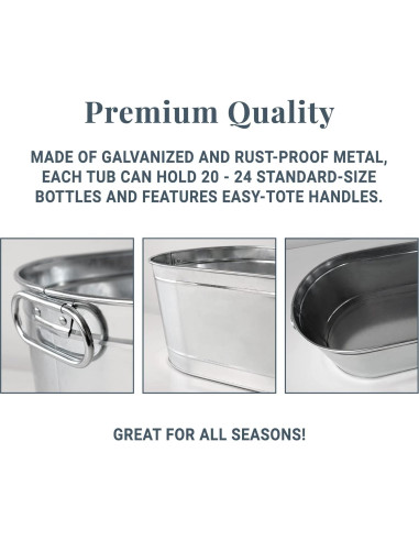 Tina de Bebidas Personalizada Let's Make Memories 20.8L