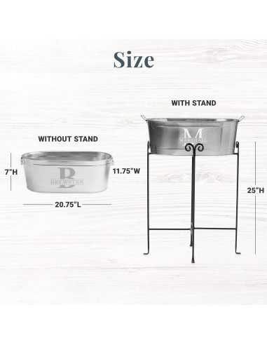 Tina de Bebidas Personalizada Let's Make Memories 20.8L