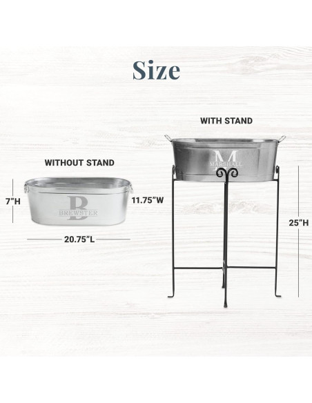 Tina de Bebidas Personalizada Let's Make Memories 20.8L